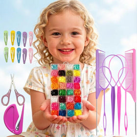 Aigee topsy tail tools closeup demonstrating easy ponytail and braid creation