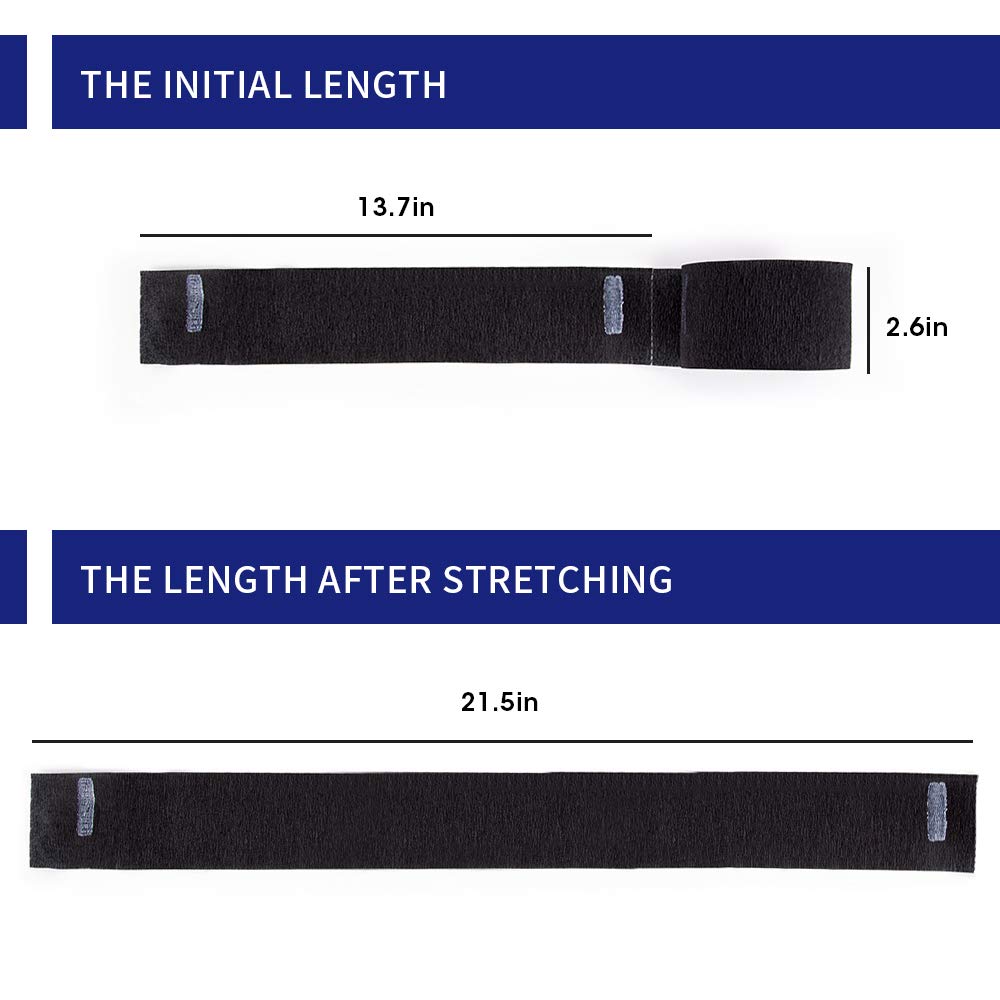 AIHOPESTO black strips with hair clippings showing hygienic hair containment