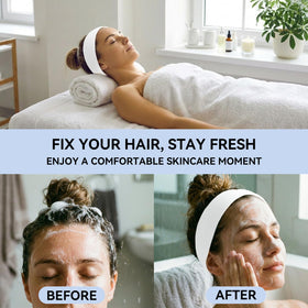 AIHOPESTO headband edge detail showing lint-free finish to protect skin