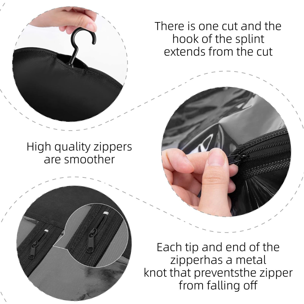 AIHOPESTO hanger in closet saving space and keeping wigs dust-free benefit
