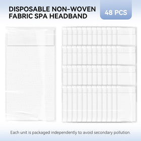 AIHOPESTO single disposable headband flat lay demonstrating shape and fit