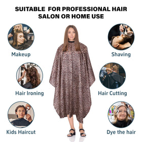 AIHOPESTO washed cape laid flat showing wrinkle-resistant finish