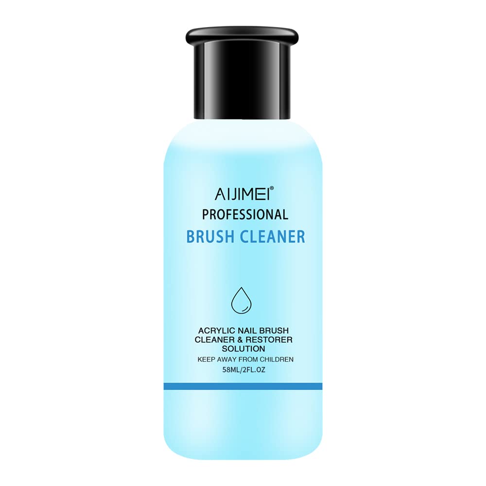 AIJIMEI front packaging 58ml bottle showing compact travel-friendly cleaner