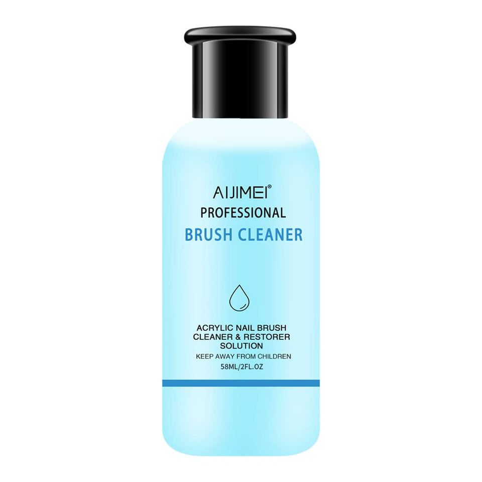 AIJIMEI front packaging 58ml bottle showing compact travel-friendly cleaner