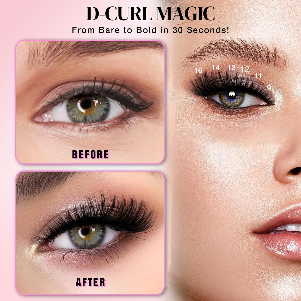 AILAISHI cluster application on eyelid in progress, quick DIY beauty enhancement