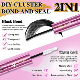 AILAISHI close-up of brush tip and glue texture, precise application benefit