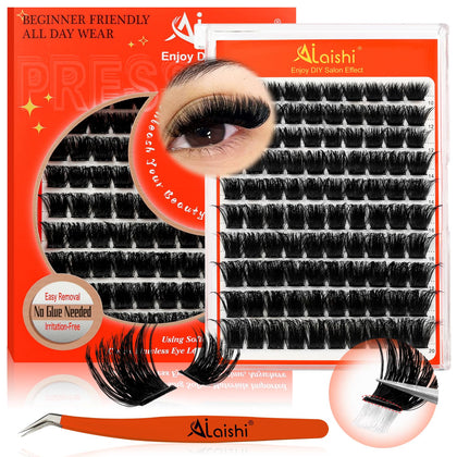 AILAISHI front packaging showing kit and included tweezers for easy application