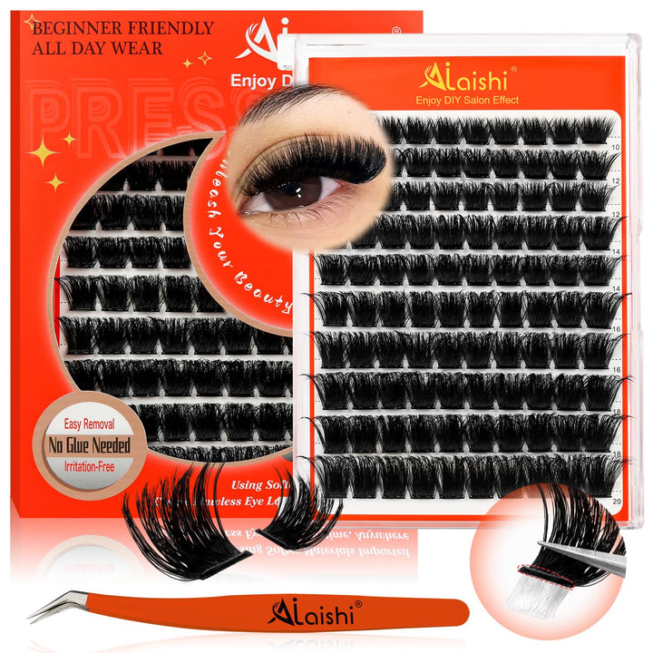 AILAISHI front packaging showing kit and included tweezers for easy application