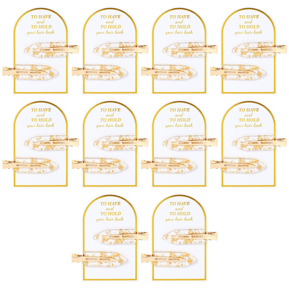 Aileam front packaging showing 20 glitter creaseless hair clips and elegant presentation