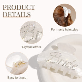 Aileam in use half-up bridal hairstyle adds polished photo-ready benefit