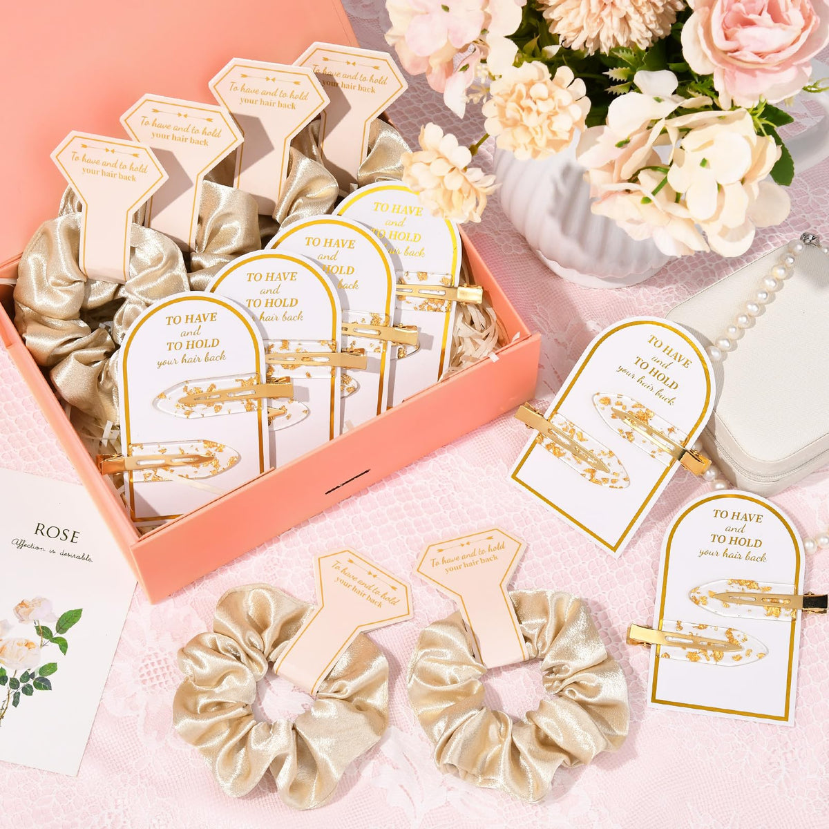 Aileam set styled on a table at a bridal shower for gift inspiration