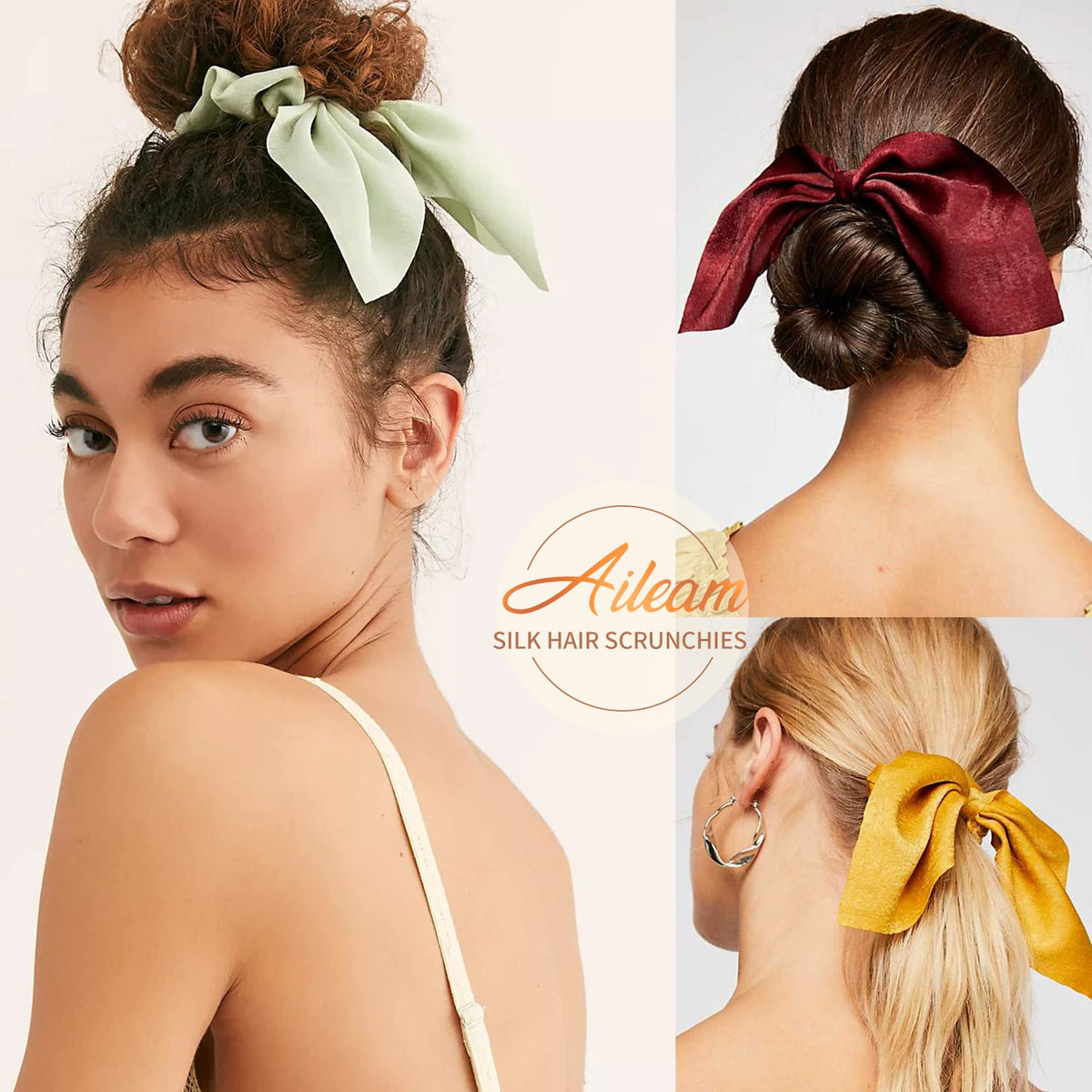 Aileam scrunchie worn on wrist demonstrating portability and easy access