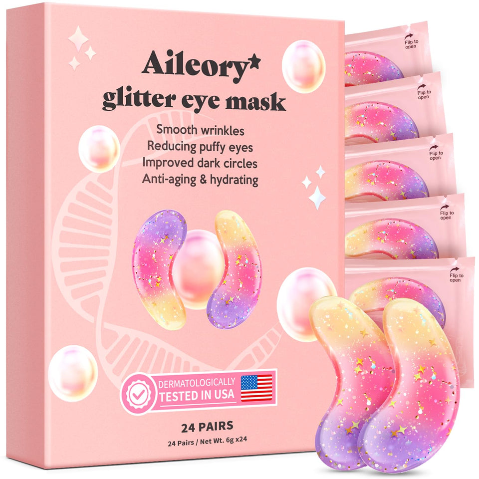 AILEORY front packaging showing tri-color gel patches and benefits
