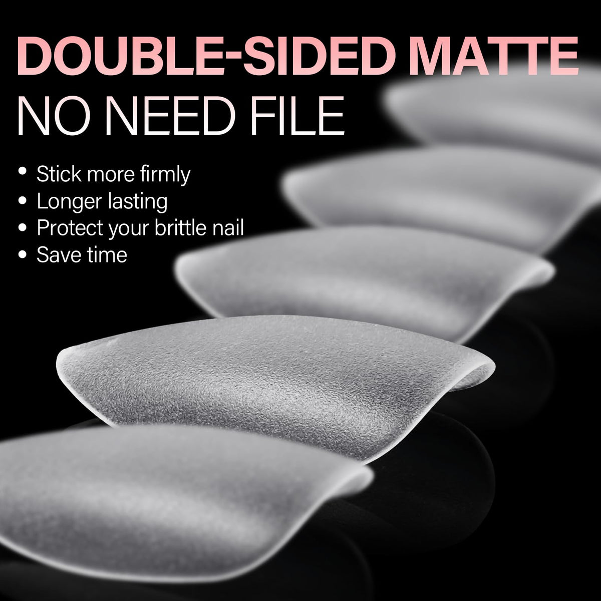 AILLSA close-up of double-sided matte surface highlighting easy polish adhesion