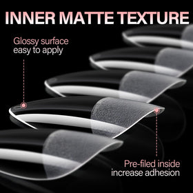 AILLSA inner matte surface demonstrating better adhesive grip