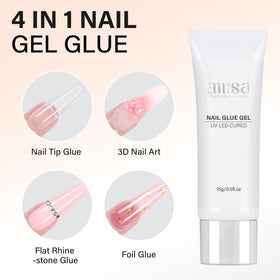 AILLSA gel curing under LED lamp showing quick set time and reliable adhesion benefit