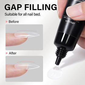 AILLSA finished manicure lifestyle image showing long-lasting glossy nails benefit