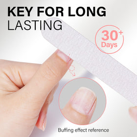 AILLSA detailed bond between tip and nail showing natural seam and durability