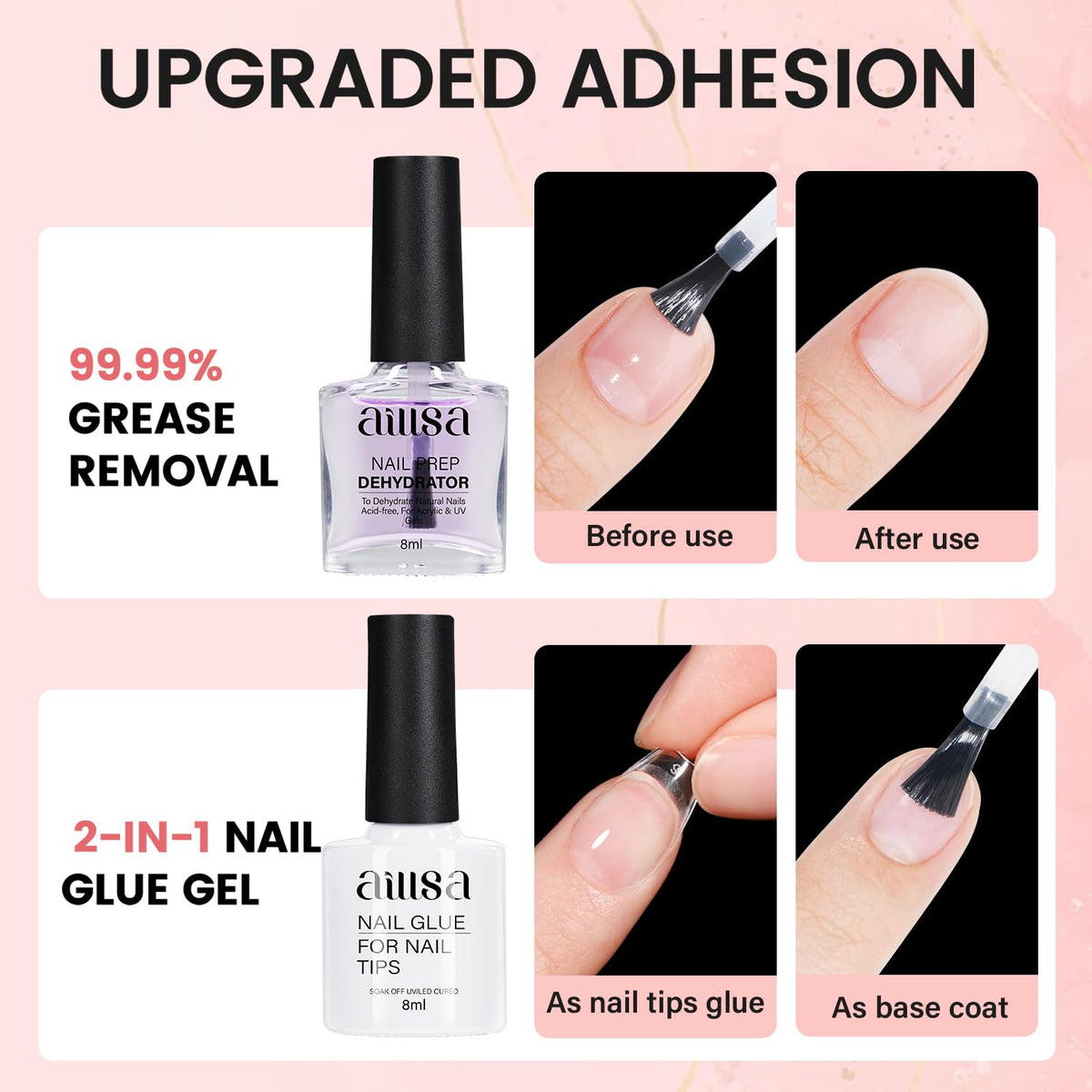 AILLSA top coat texture showing glossy protective finish
