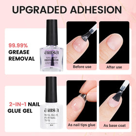 AILLSA top coat texture showing glossy protective finish