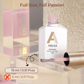 AILLSA label close-up showing ingredients and compliant standards