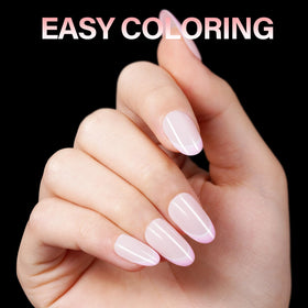 AILLSA press-on application on a hand showing quick salon-quality at-home benefit