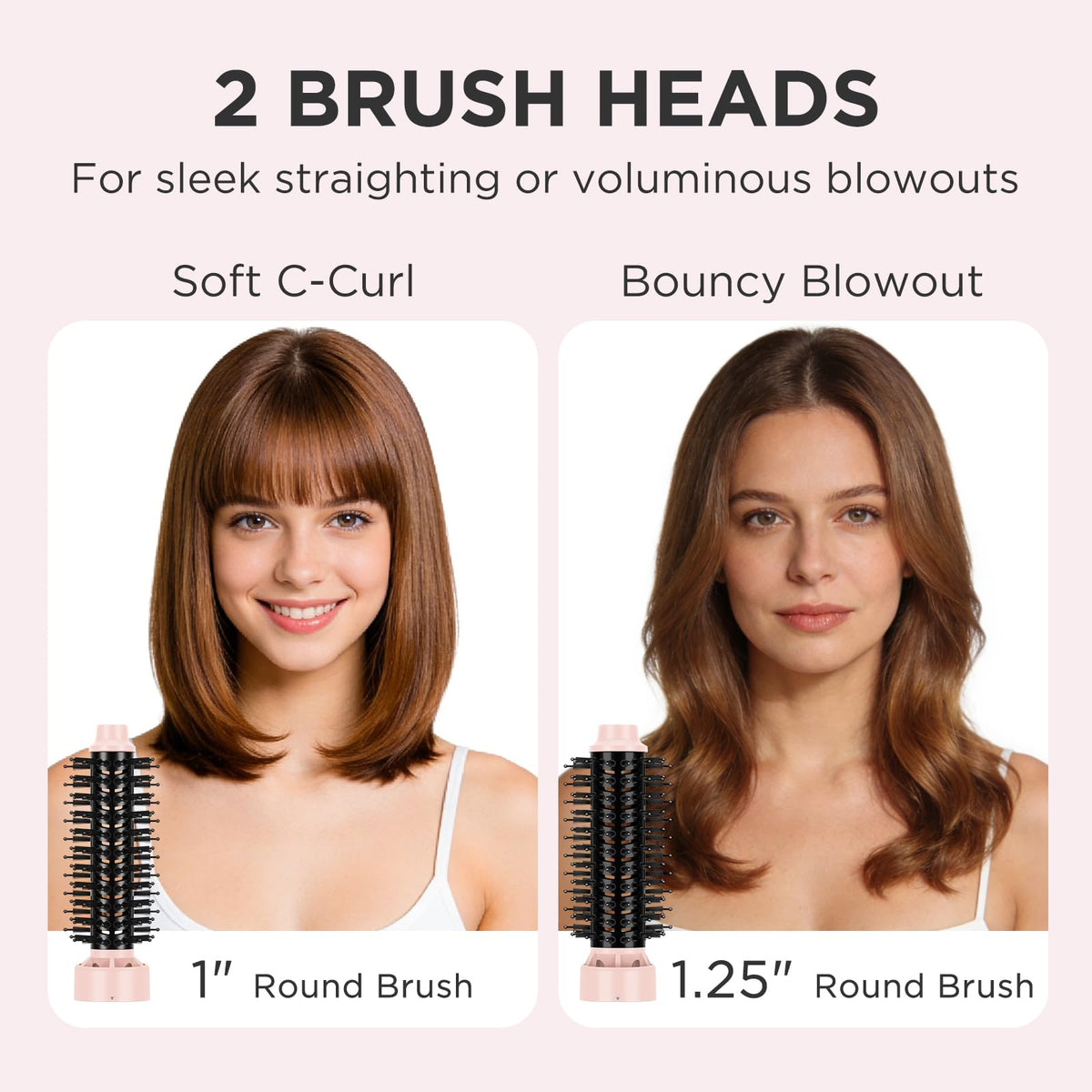 Aima Beauty ceramic barrel texture with coconut coating for reduced snagging