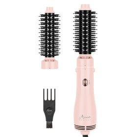 Aima Beauty front view pink styler showing whole tool for compact convenience