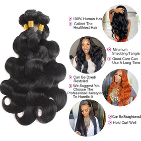 AIMAKER close-up of weft and one-direction cuticles to reduce shedding