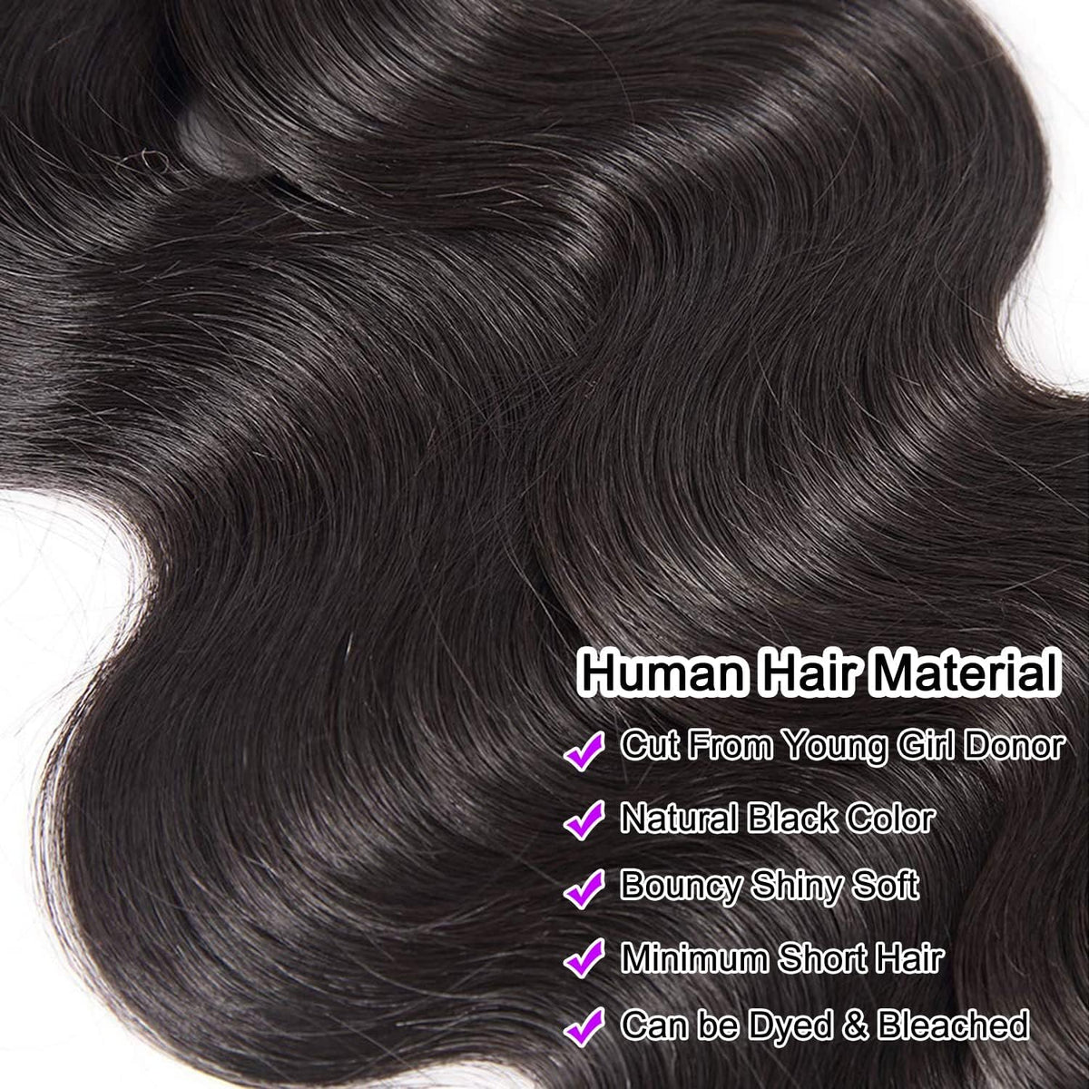 AIMAKER installed weave on model demonstrating natural blended look
