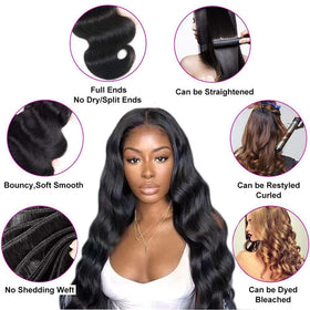 AIMAKER wet styled bundles showing healthy shine and easy styling