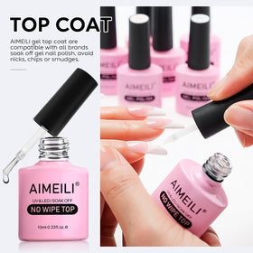 AIMEILI curing under LED lamp highlighting fast, even curing benefit