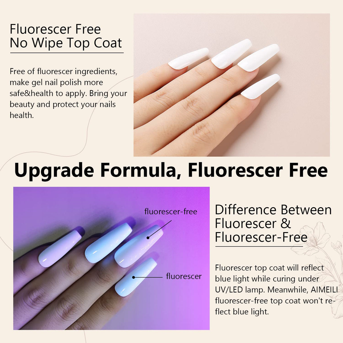 AIMEILI at-home manicure scene showing easy DIY salon-quality results