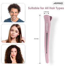 AIMIKE clip holding a roller demonstrating secure hold without damage