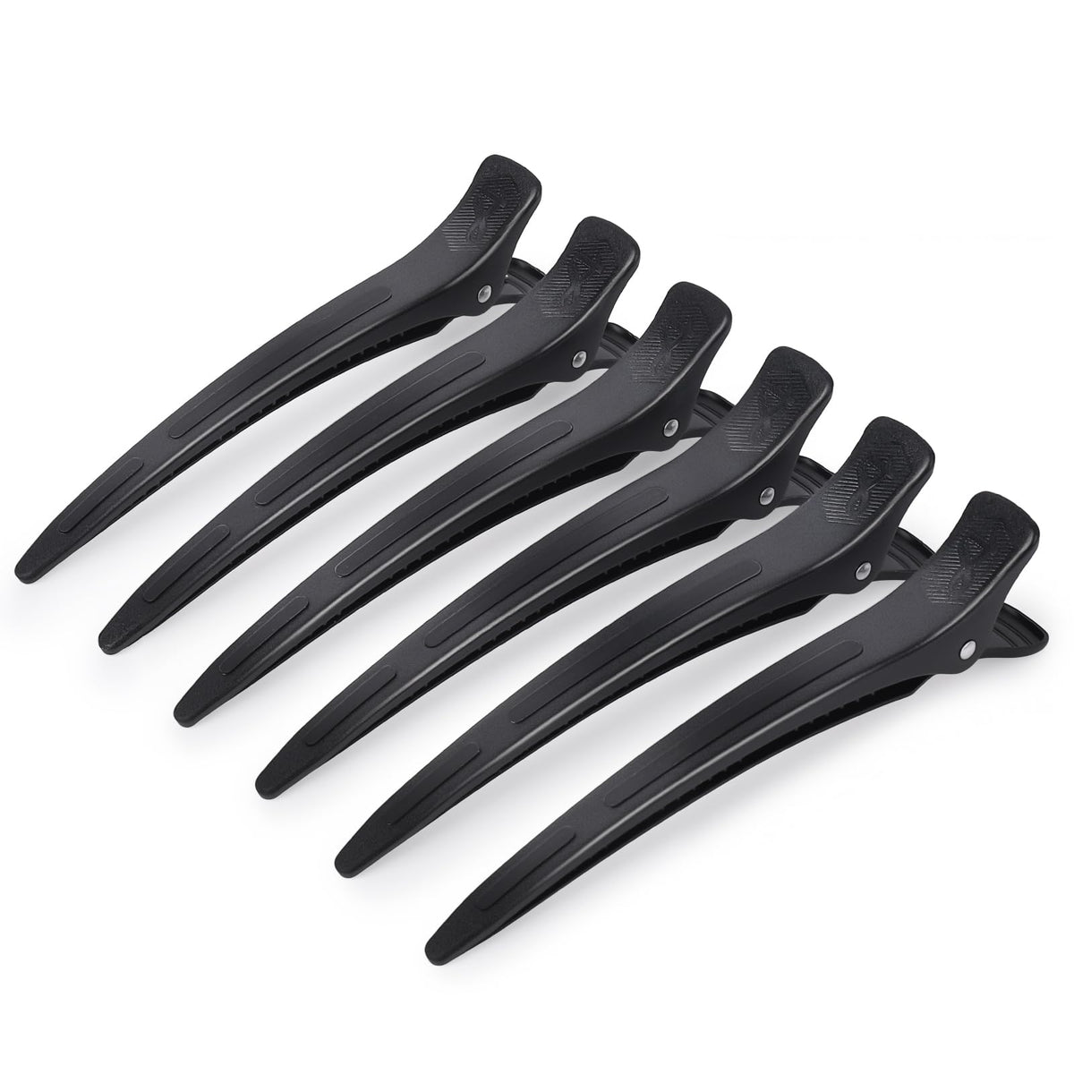 AIMIKE front packaging showing six black duckbill clips and clear label benefit
