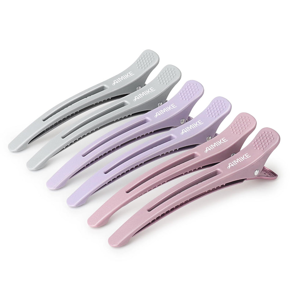 AIMIKE front packaging showing six Morandi clips and tidy storage benefit