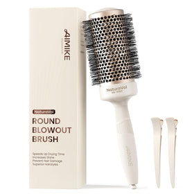 AIMIKE NaturaVol front view showing brush for fast volumizing blowouts