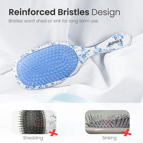 AIMIKE ventless cushion side view demonstrating sturdy bristle anchoring for hygiene