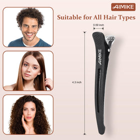 AIMIKE closeup of silicone band highlighting non-slip grip and no-crease benefit