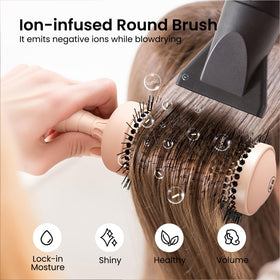 AIMIKE wavy nylon bristles detail offering strong grip without pulling