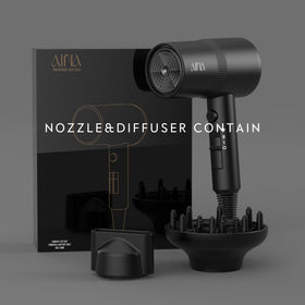AINA four-layer airflow filter detail improving safety and preventing hair intake