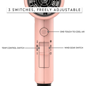 AINA concentrator nozzle detail for precise styling and smooth finish