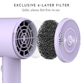 AINA concentrator attachment focused shot for precise straightening and smooth finish