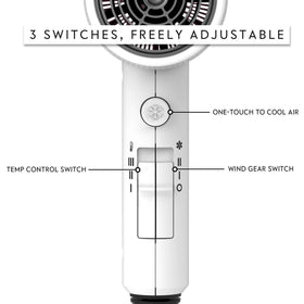 AINA concentrator nozzle delivering precise airflow for sleek styling