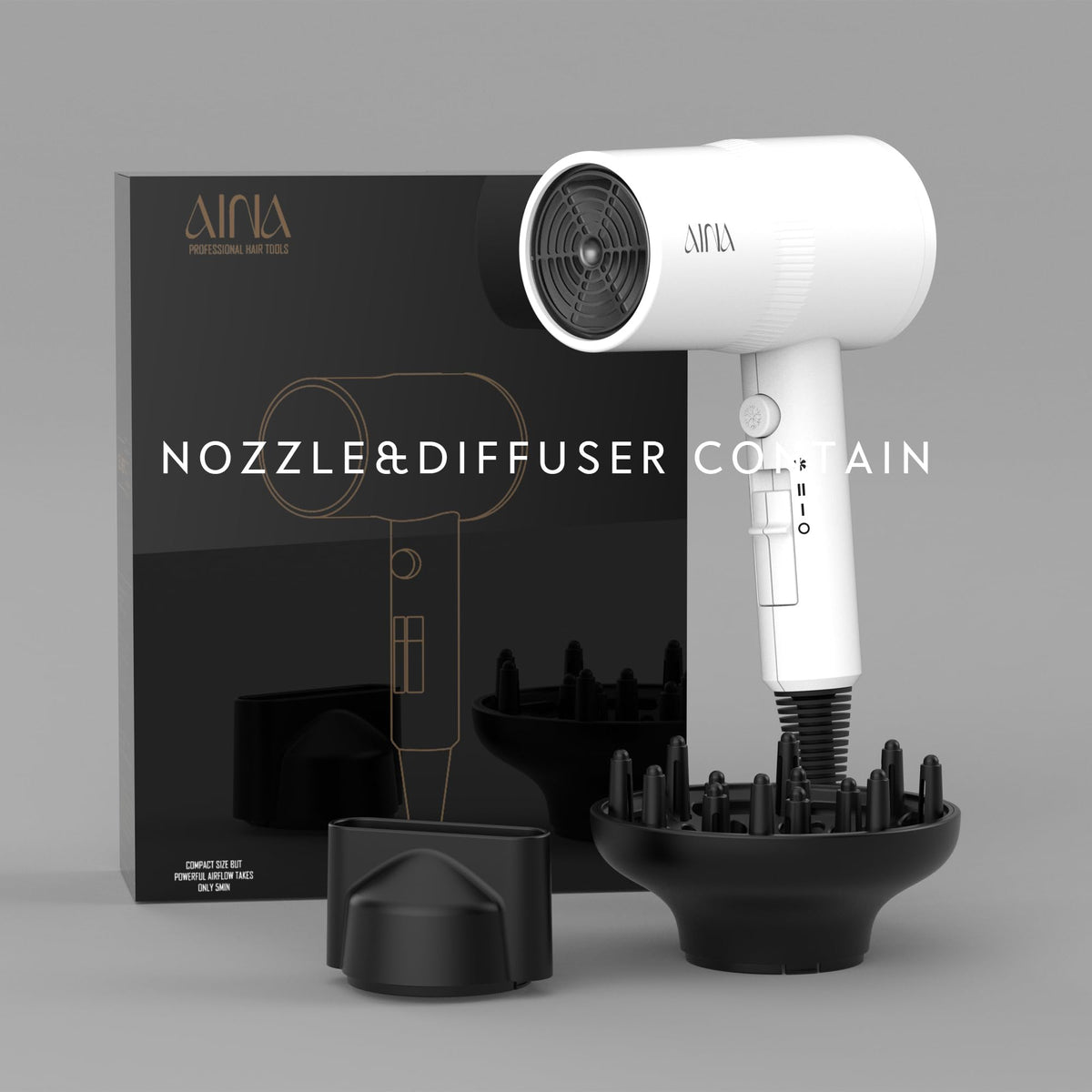 AINA four-layer filter detail protecting motor and improving safety
