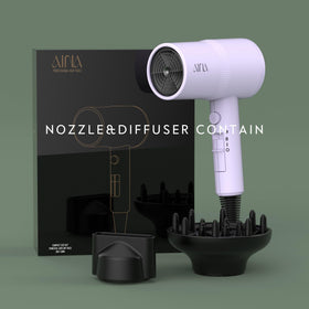 AINA four-layer airflow filter rear view preventing hair ingestion and safer use
