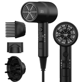 AINA Vader Black front view showing compact design and controls for easy styling