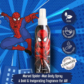 AIR-VAL INTERNATIONAL Spider-Man bottle close-up highlighting cap detail and sturdy child-friendly design