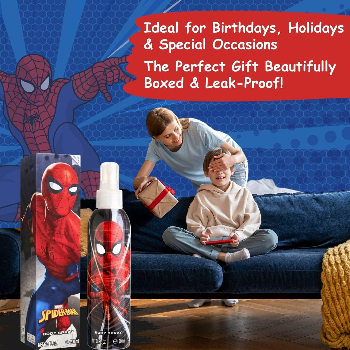 AIR-VAL INTERNATIONAL Spider-Man held in hand for size comparison and easy portability benefit
