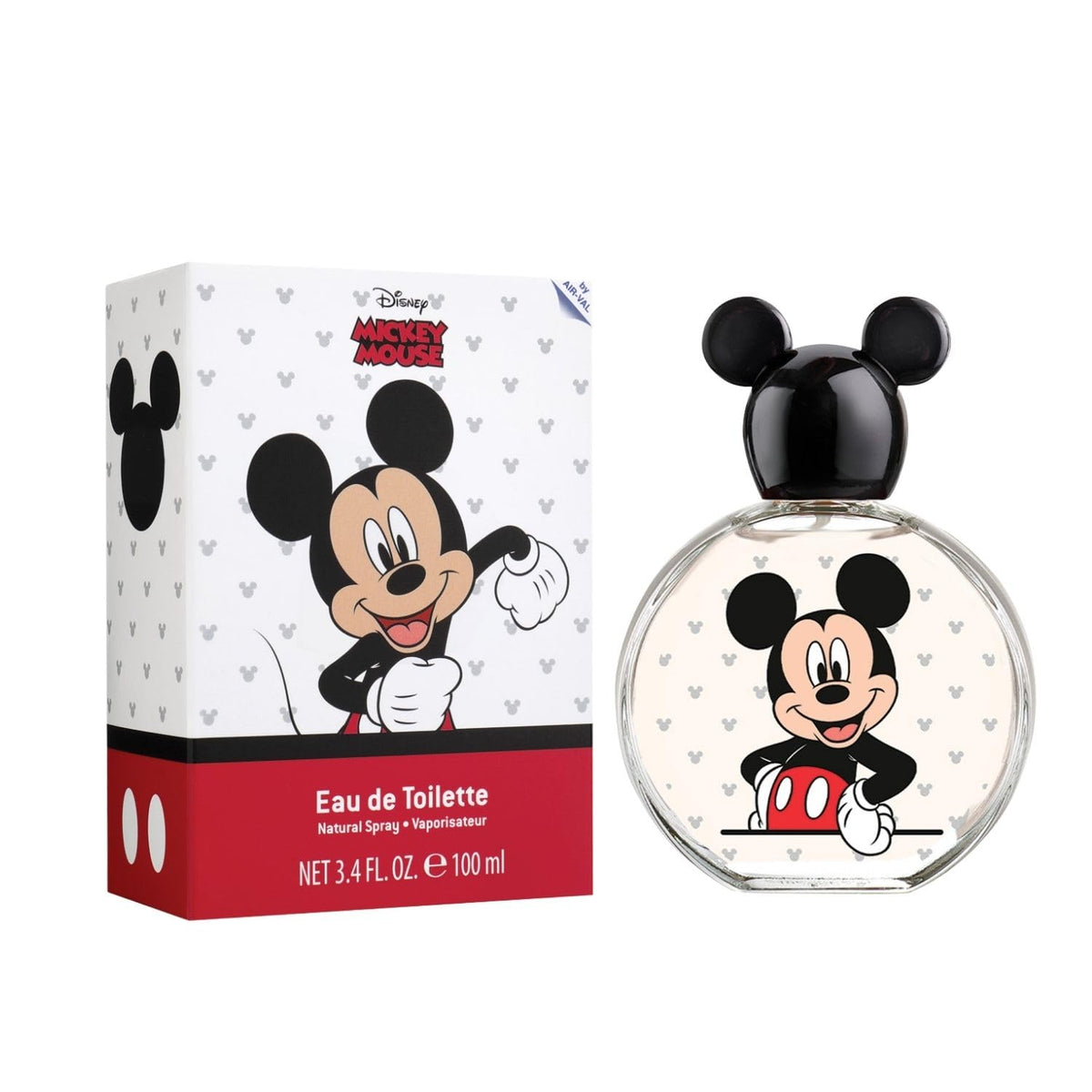 AIR-VAL INTERNATIONAL Mickey Mouse front packaging showing playful branding and size